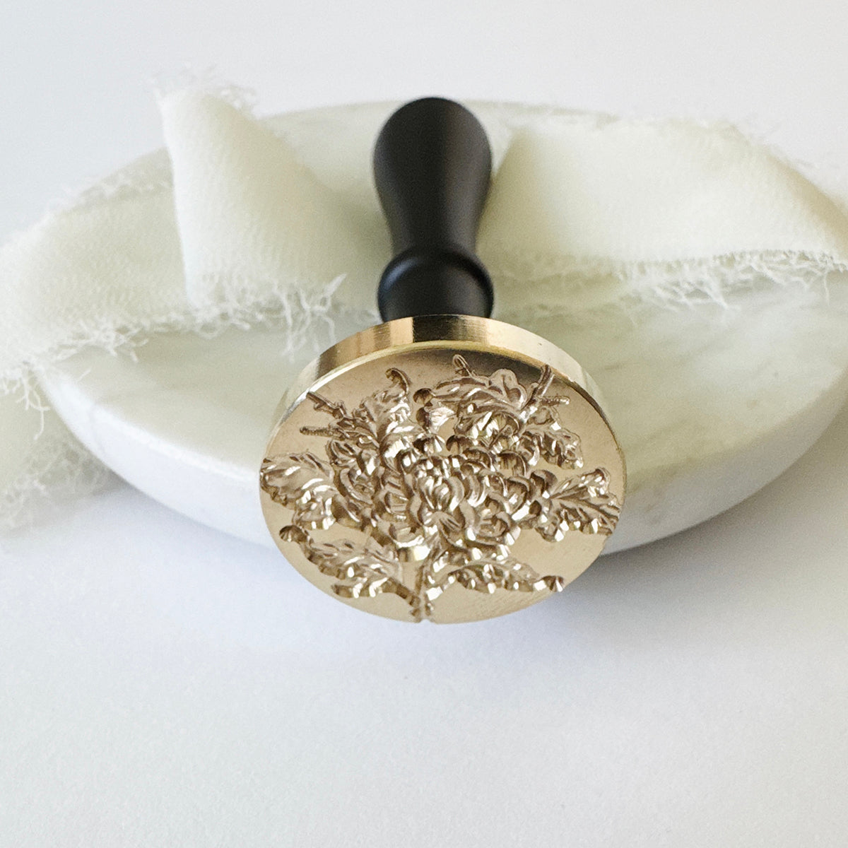 Chrysanthemum Wax Stamp (3-D)