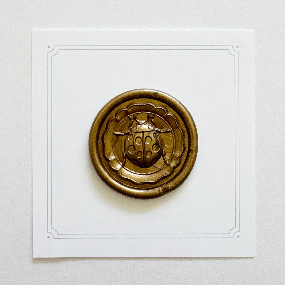Lady Bug Wax Stamp (3-D)