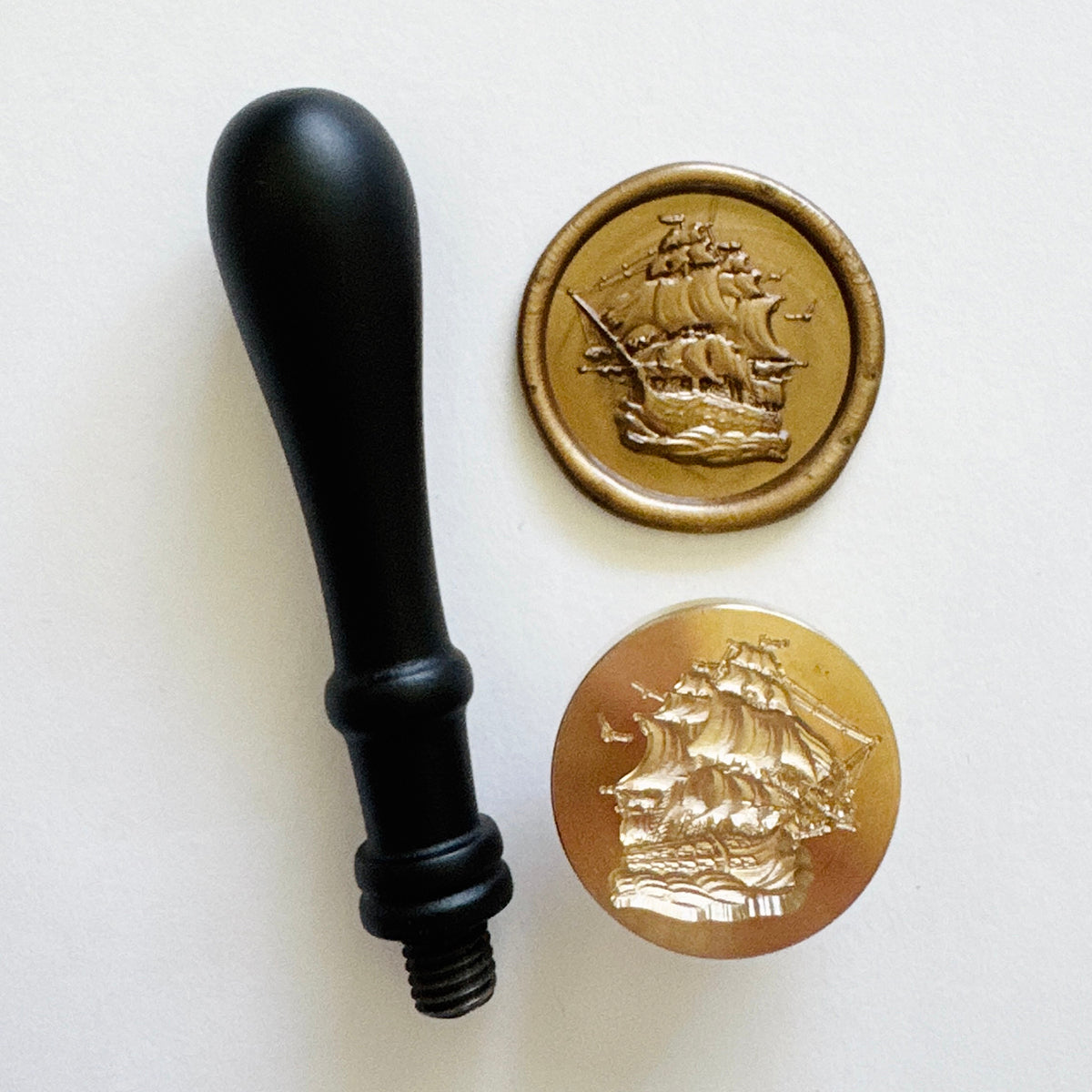 The Voyager Ship Wax Stamp (3-D)