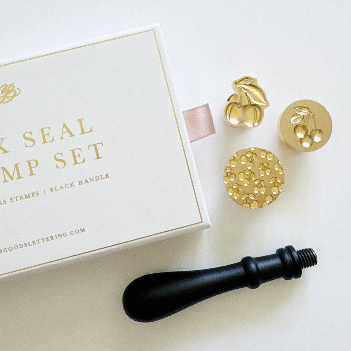 Cherry Wax Seal Stamp Set (Set of 3)