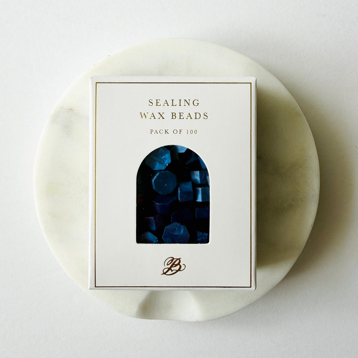 Metallic Navy Sealing Wax Beads