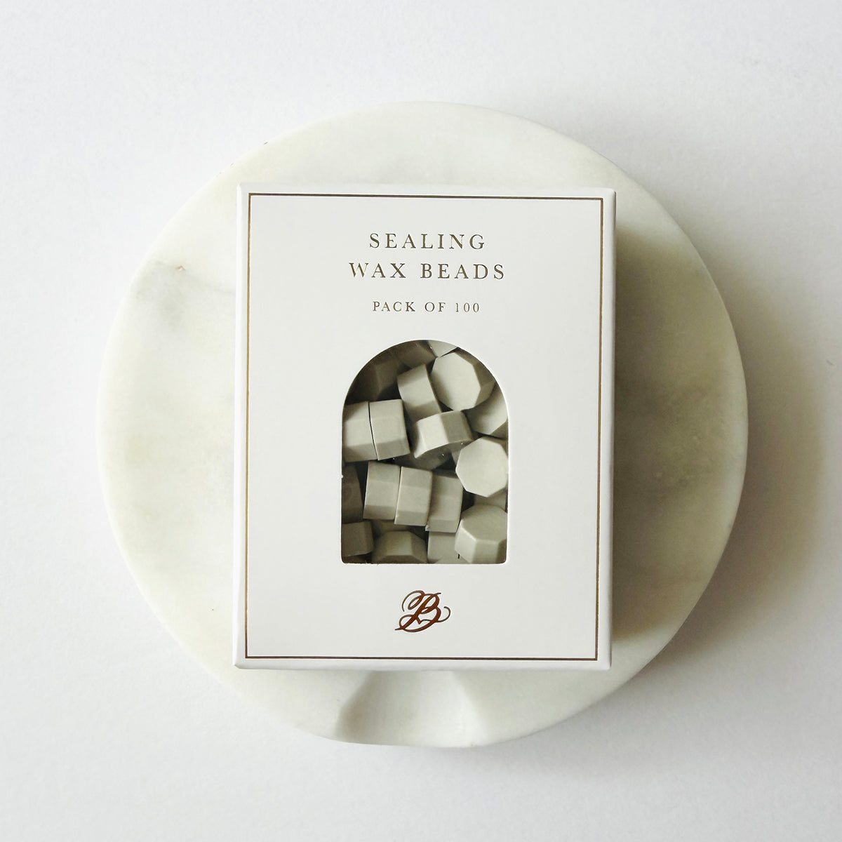 Cobblestone Gray Sealing Wax Beads