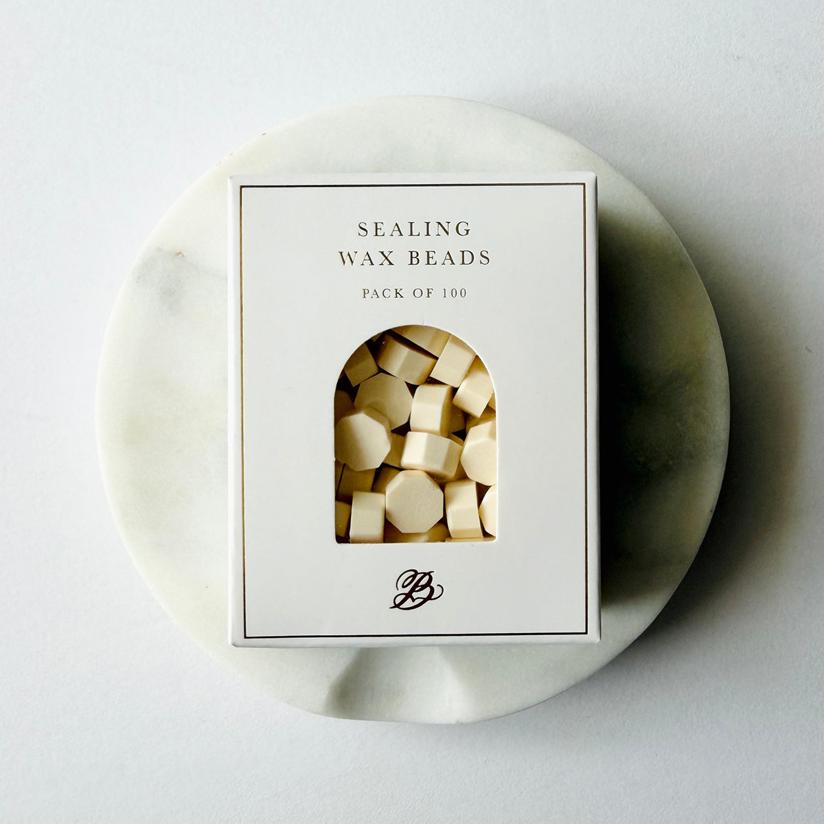 Cream Sealing Wax Beads