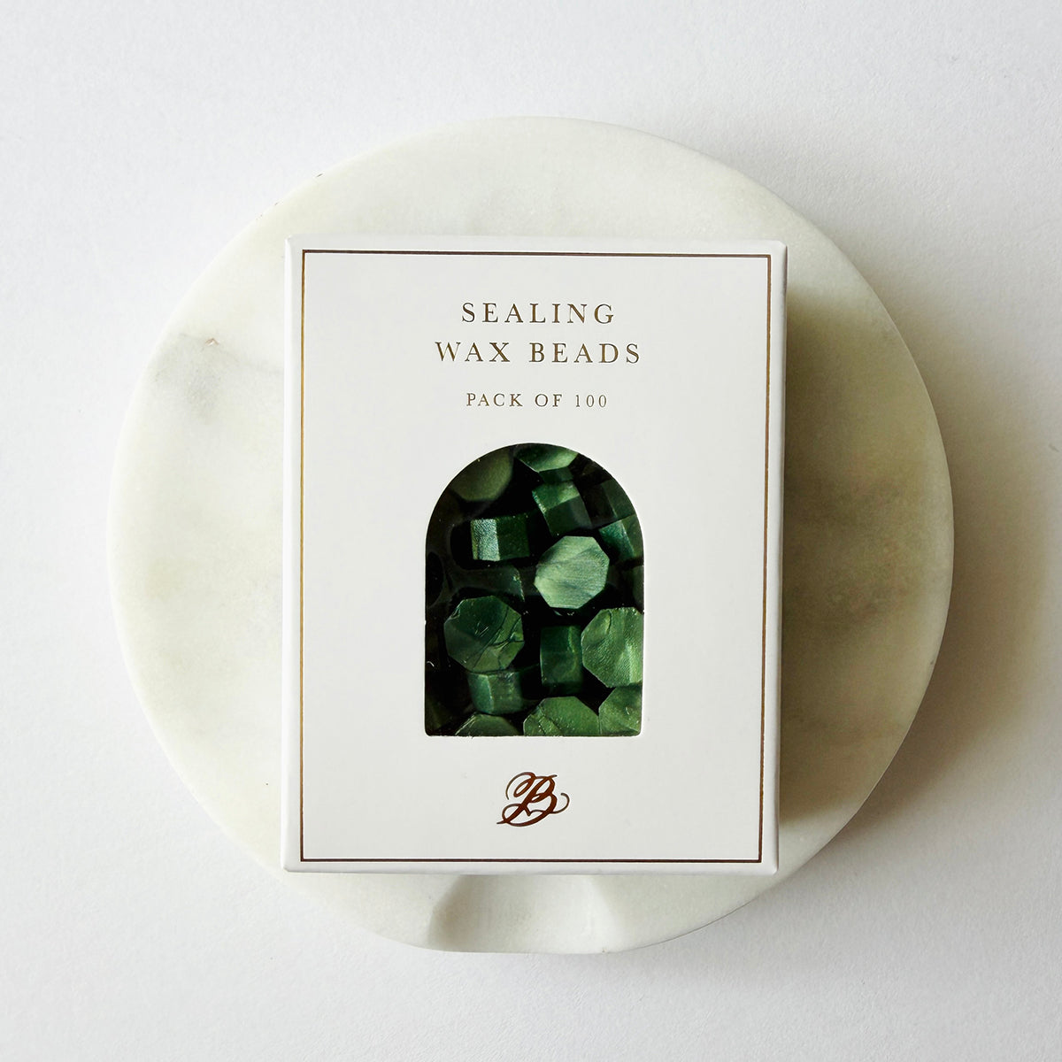 Holiday Green Sealing Wax Beads