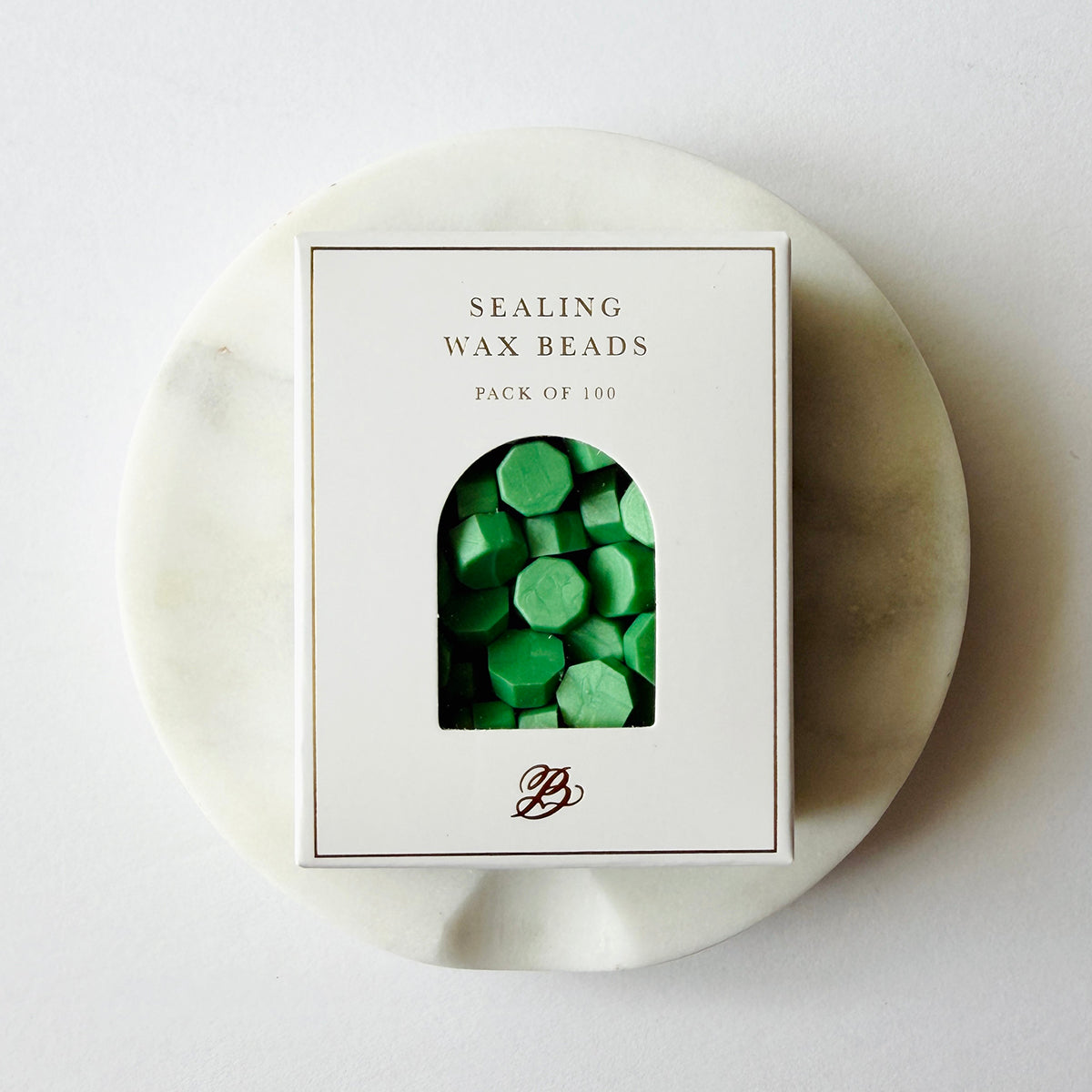 Kelly Green Sealing Wax Beads