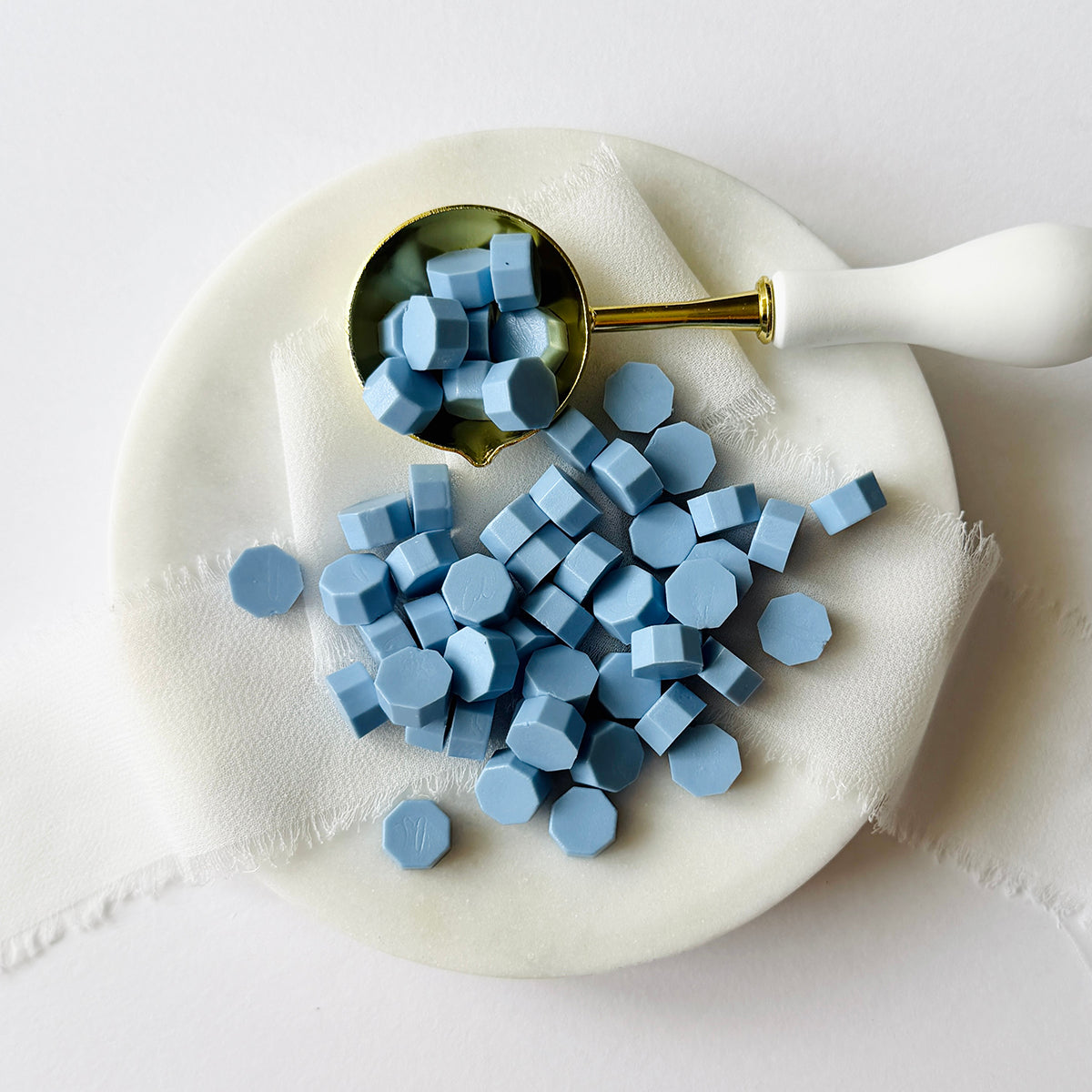 Dusty Blue Sealing Wax Beads