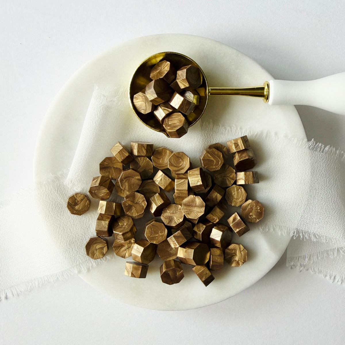 Antique Gold Sealing Wax Beads