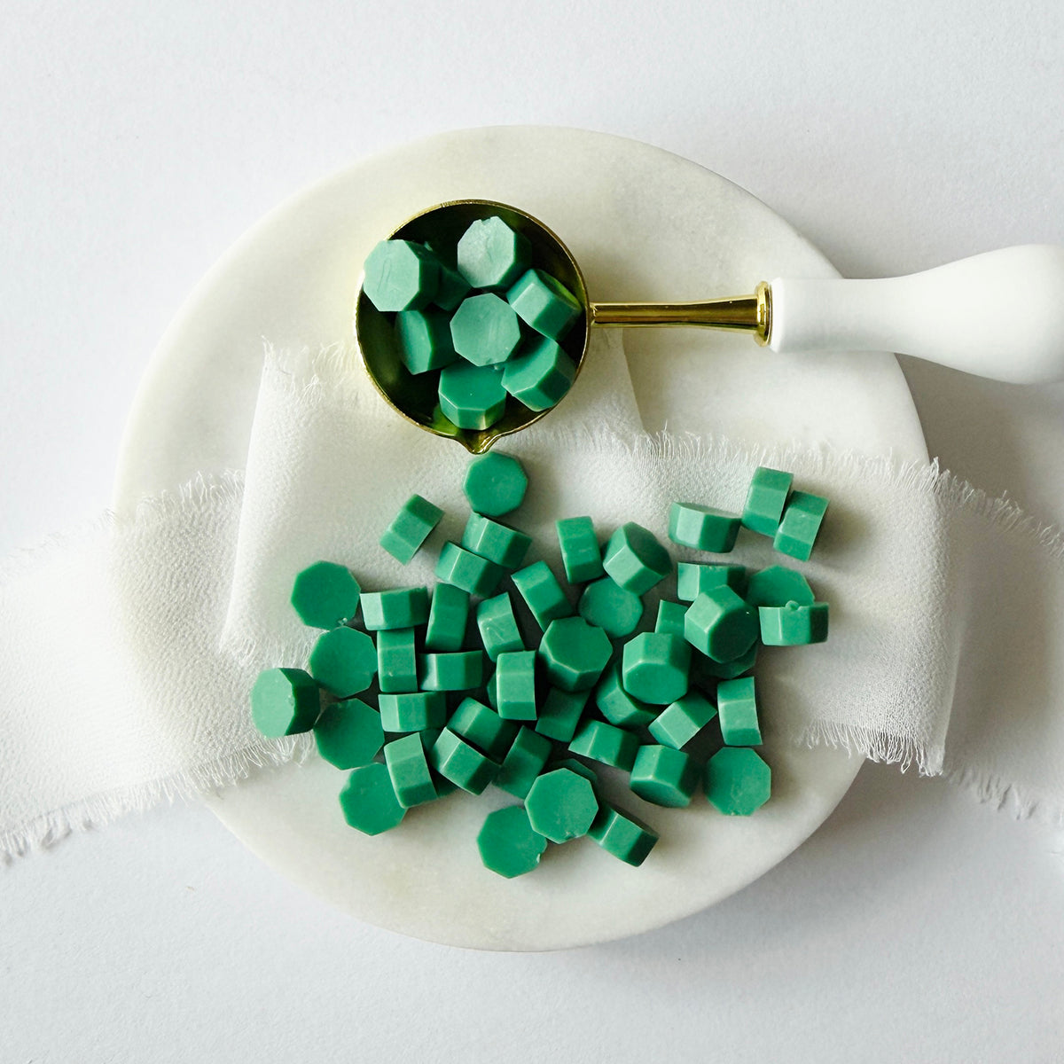 Forest Green Sealing Wax Beads
