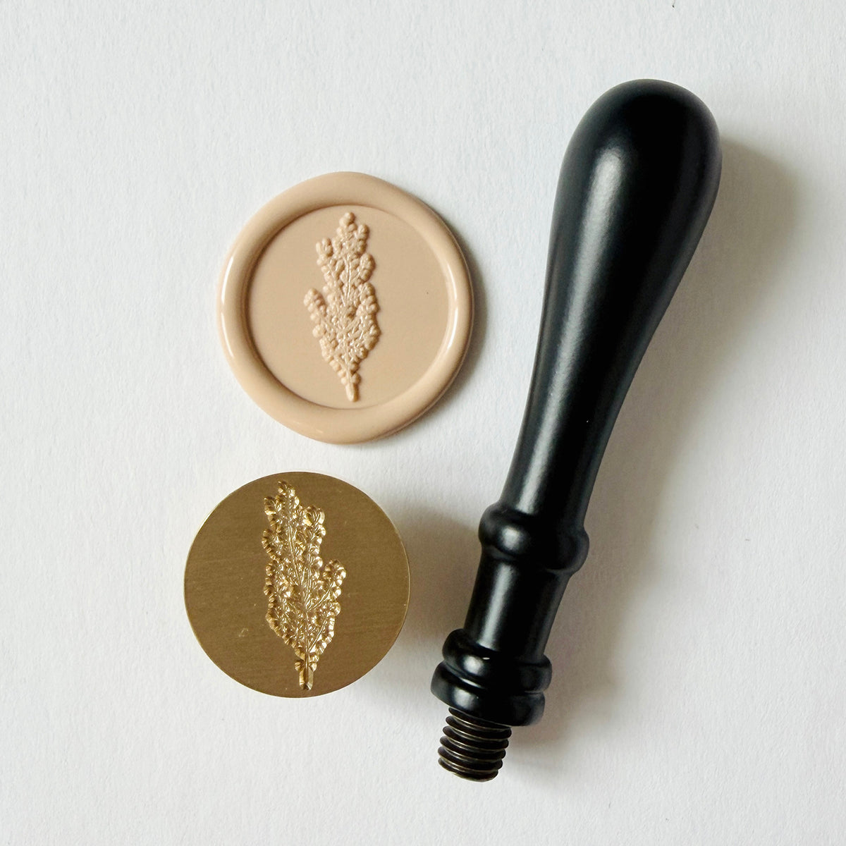 Lavender Sprig Wax Seal Stamp