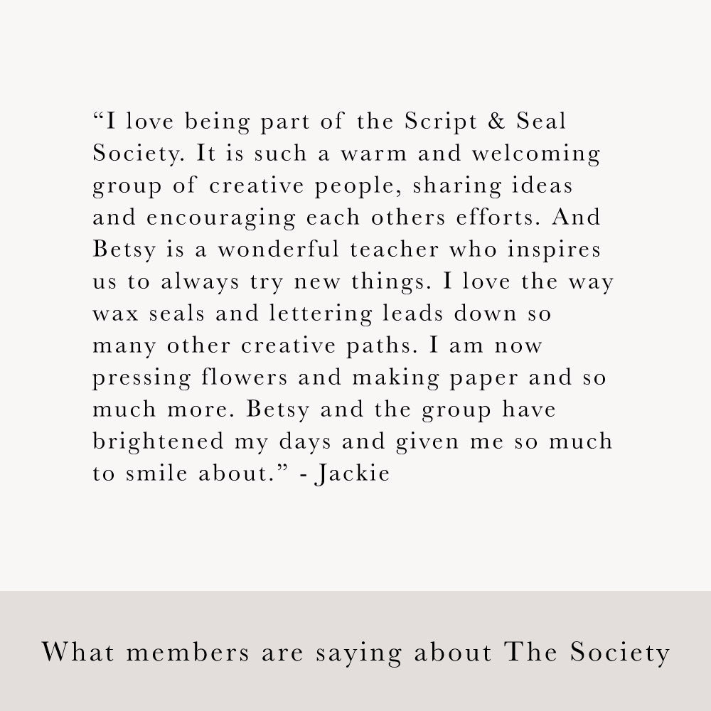The Script & Seal Society Digital Membership
