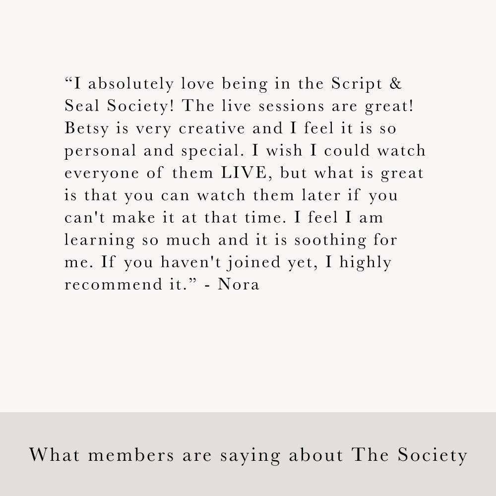 The Script & Seal Society Digital Membership
