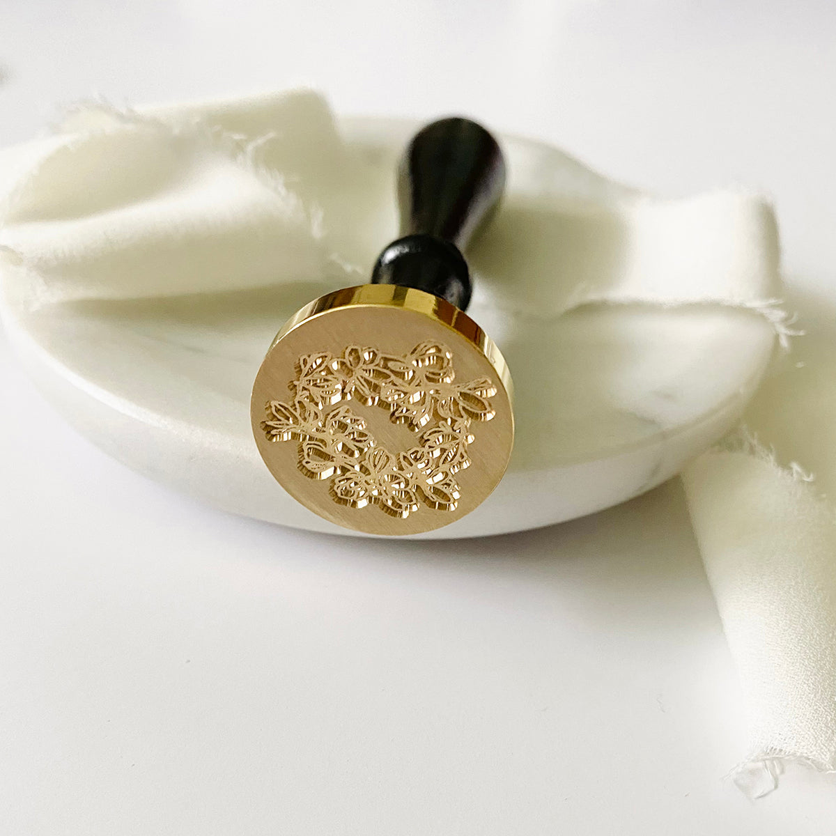 Garden Wreath Wax Stamp