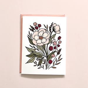 Fall Bouquet Greeting Card