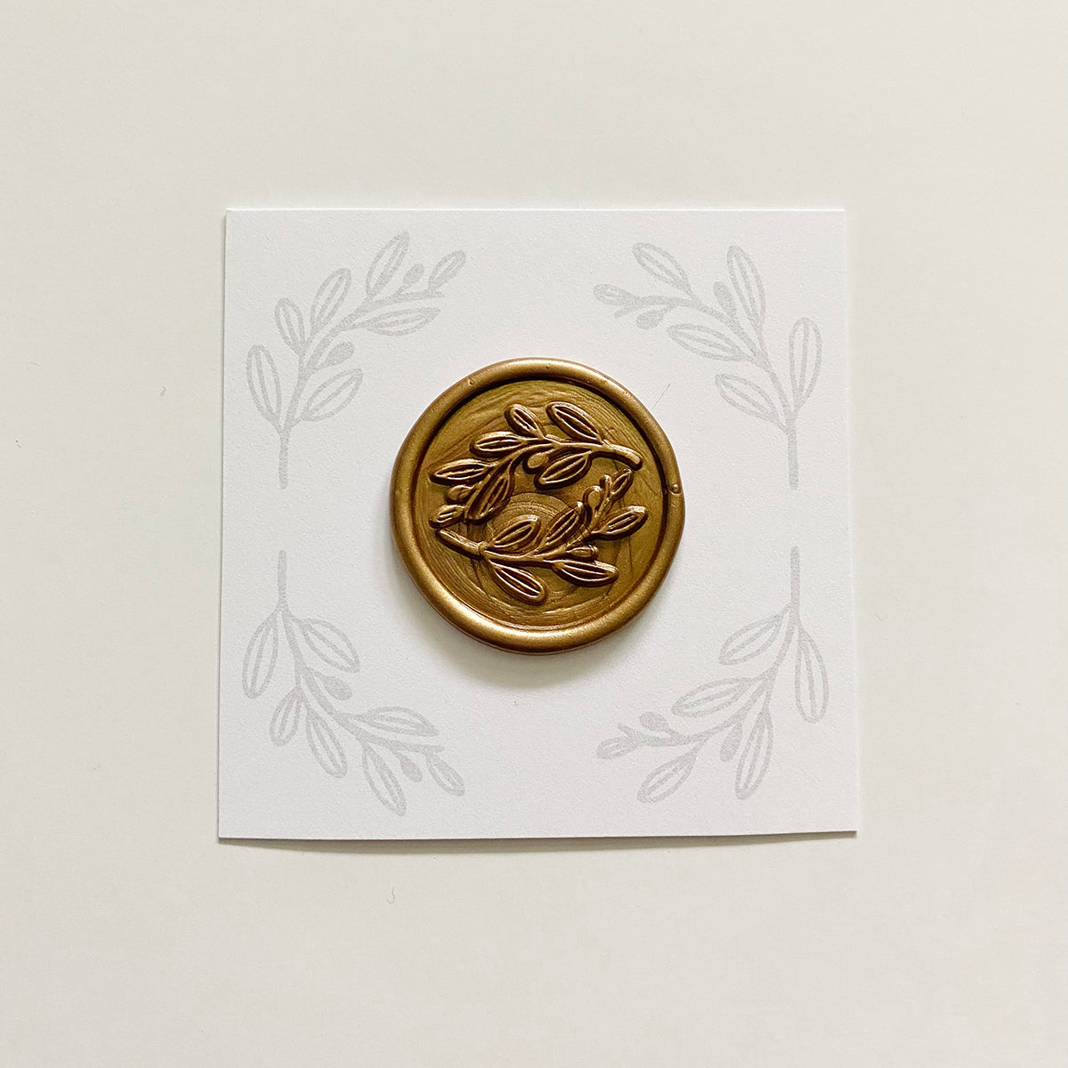 Holiday Branches Wax Stamp