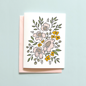 Floral Bouquet Greeting Card
