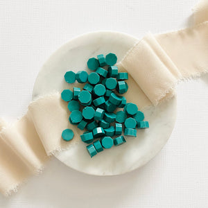 Emerald Sealing Wax Beads