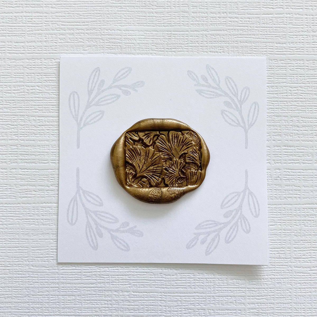 Flora Wax Seal Stamp 3D