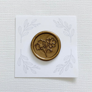 Bloom Wax Stamp