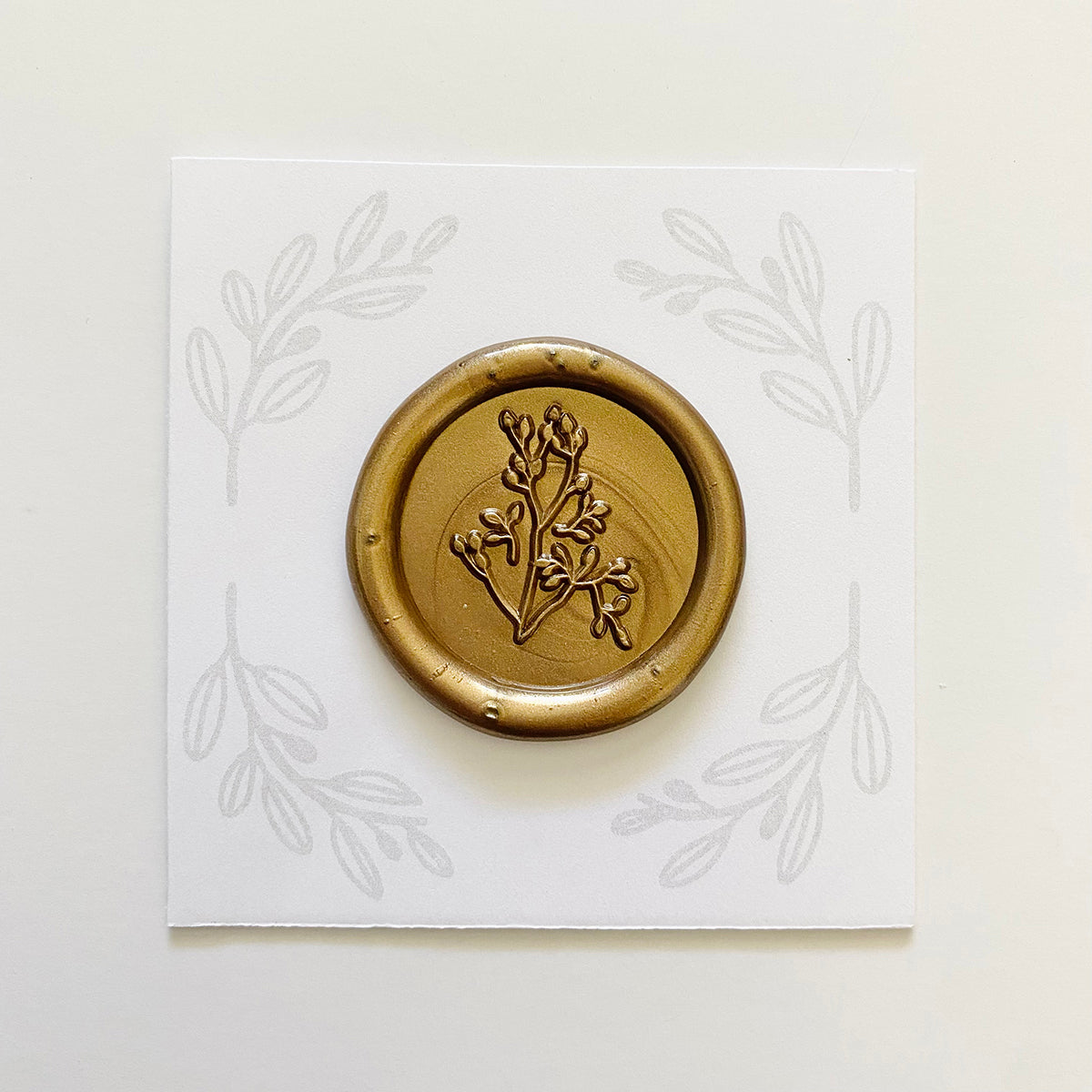 Berries and Twigs Wax Stamp