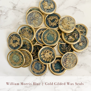 Gold Gilded Wax Seals - 10 Pack